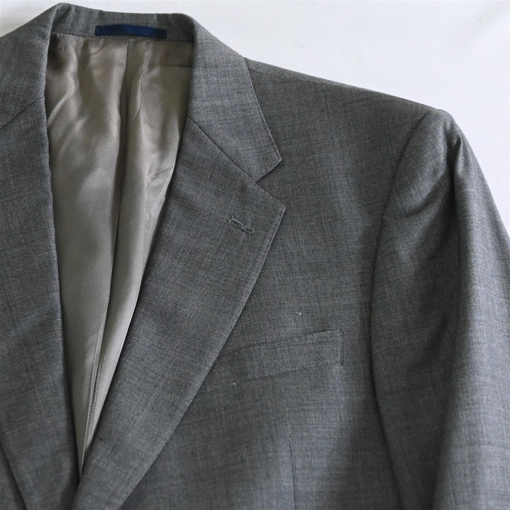 Daniel Cremiuex 42L Gray Sharkskin Loro‎ Piana Blazer Suit Jacket Sport Coat - Picture 2 of 12